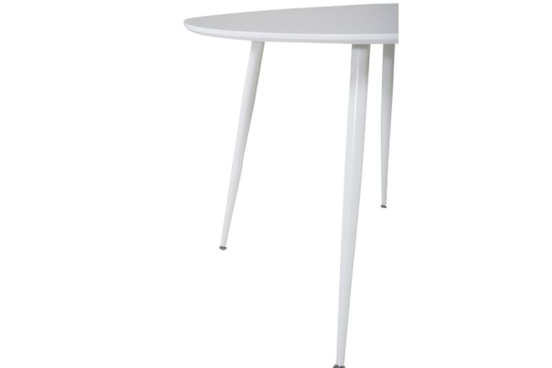 Plaza Litet Runt Matbord 100 cm i Målat Trä - Vit - Möbler - Matplats - Matbord & köksbord