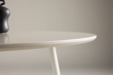 Plaza Runt Matbord 120 cm med Metallutseende - Beige - Möbler - Matplats - Matbord & köksbord
