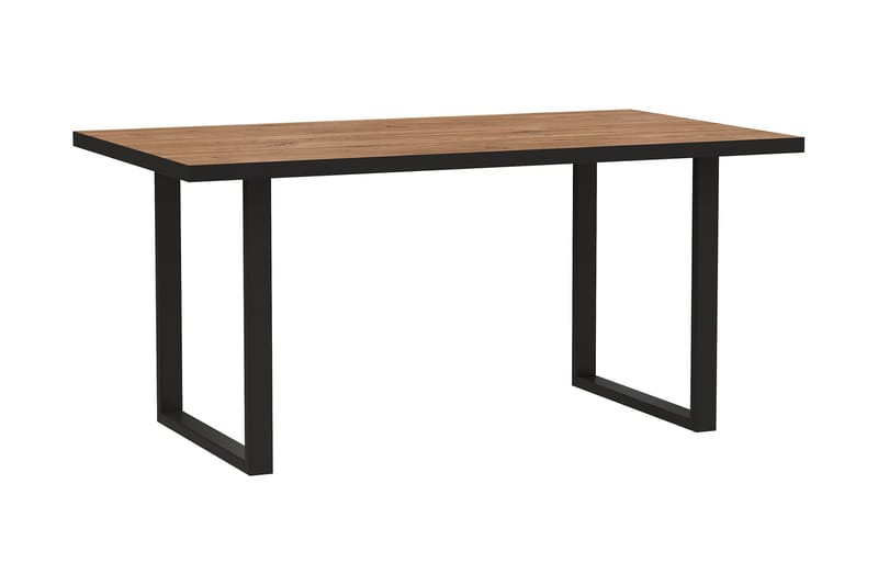 PLEASANTVILLE Matbord Förlängningsbart 160 cm Brun - Bord - Matbord & köksbord