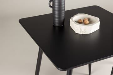 Polar Litet Kvadratiskt Matbord 75 cm i Trä med Metallutseende - Svart - Möbler - Matplats - Matbord & köksbord