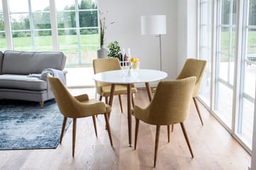 Polar Litet Runt Matbord 90 cm i Trä - Vit - Möbler - Matplats - Matbord & köksbord