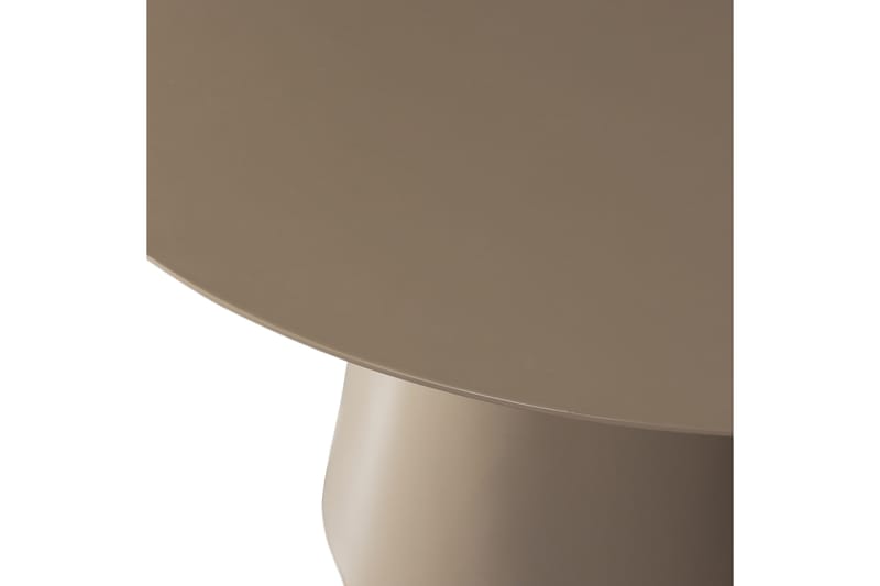 Prinka Runt Matbord 120 cm med Metallutseende - Beige - Möbler - Matplats - Matbord & köksbord