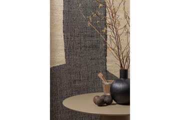 Prinka Runt Matbord 120 cm med Metallutseende - Beige - Möbler - Matplats - Matbord & köksbord