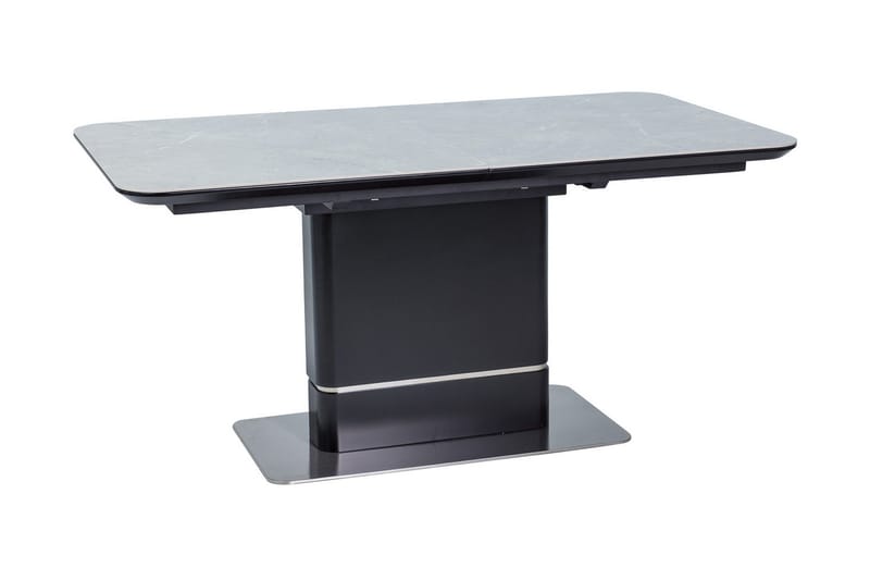 Psyri Förlängningsbart Matbord 160 cm - Keramik/Grå/Svart - Möbler - Matplats - Matbord & köksbord