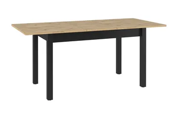 Quant Bord 84x140 cm - Ek/Svart - Möbler - Matplats - Matbord & köksbord