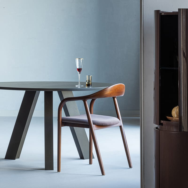 Matbord Rhonda 129 cm Rund - Mellanbrun - Möbler - Matplats - Matbord & köksbord