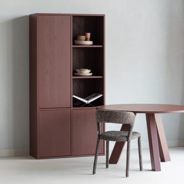 Matbord Rhonda 129 cm Rund - Vinröd - Möbler - Matplats - Matbord & köksbord