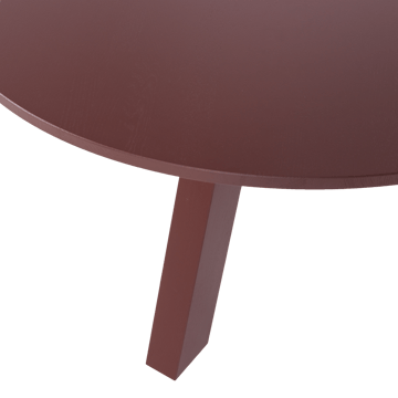 Matbord Rhonda 129 cm Rund - Vinröd - Möbler - Matplats - Matbord & köksbord