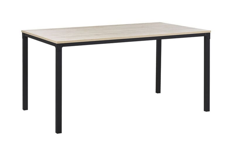 RONAS Matbord 150 cm Ljust Trä/Svart - Möbler - Matplats - Matbord & köksbord