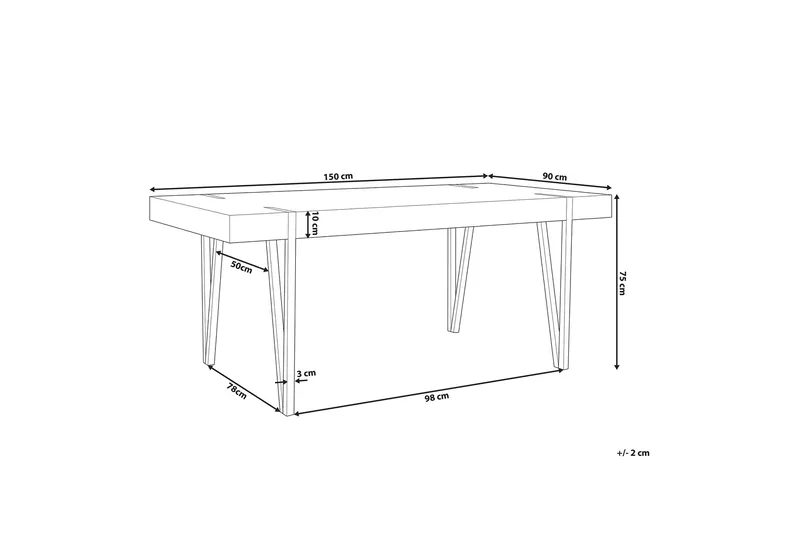 Roundtop Matbord 150x90 cm - Trä/natur - Möbler - Matplats - Matbord & köksbord