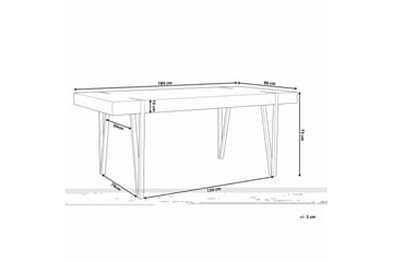 Roundtop Matbord 180x90 cm - Trä/natur - Möbler - Matplats - Matbord & köksbord