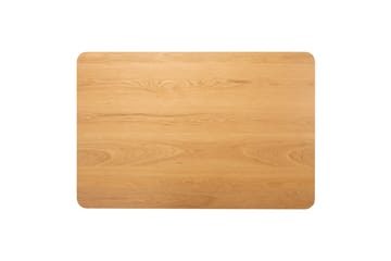 Roxby Rektangulärt Matbord 120x80 cm i Trä med Metallben - Svart|Brun - Möbler - Matplats - Matbord & köksbord
