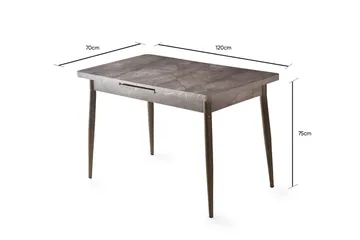 Saidie Matbord 120 cm - Mink - Möbler - Matplats - Matbord & köksbord