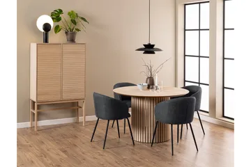 Sakie Matbord 120 cm Rund - Vit - Möbler - Matplats - Matbord & köksbord