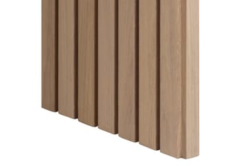 Saku Stort Rektangulärt Matbord 220 cm med Trä- och Ekutseende - Vit - Möbler - Matplats - Matbord & köksbord