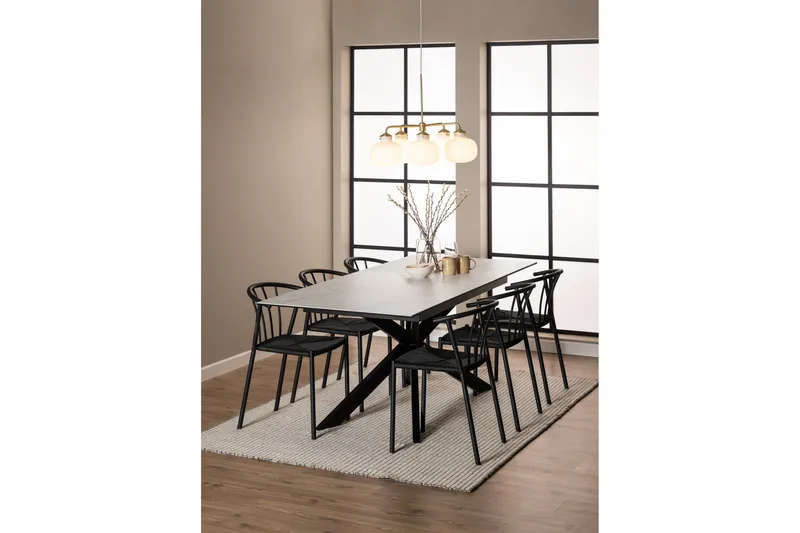 Salupa Matbord 210x90 cm - Vit - Möbler - Matplats - Matbord & köksbord