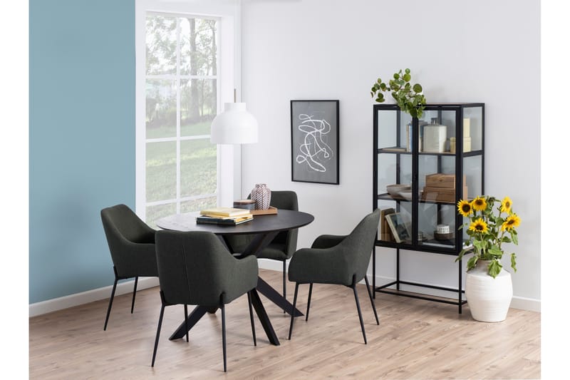 Sanae Matbord 105 cm Rund - Svart - Möbler - Matplats - Matbord & köksbord