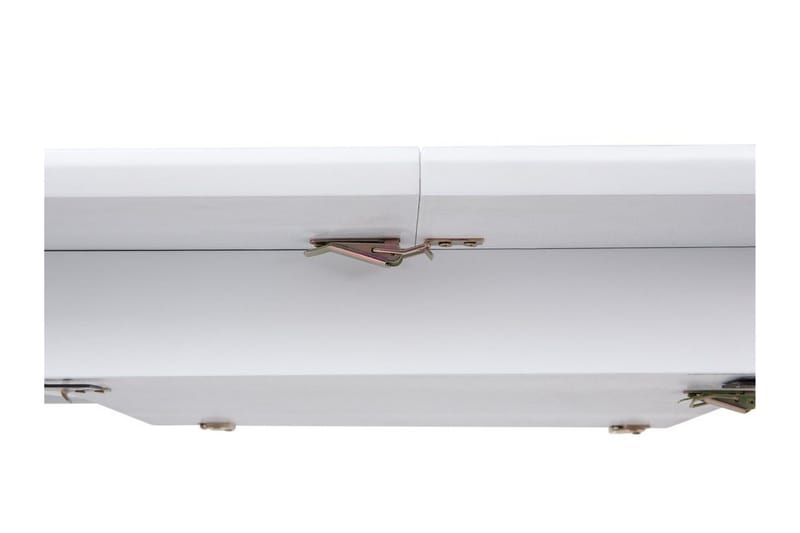 Sanford Utdragbart Rektangulärt Matbord 120–160 cm i Trä - Vit - Möbler - Matplats - Matbord & köksbord