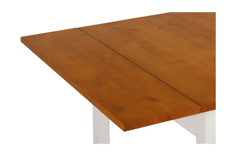 Scapa Förlängningsbart Matbord 80-120 cm - Vit/Brun - Möbler - Matplats - Matbord & köksbord