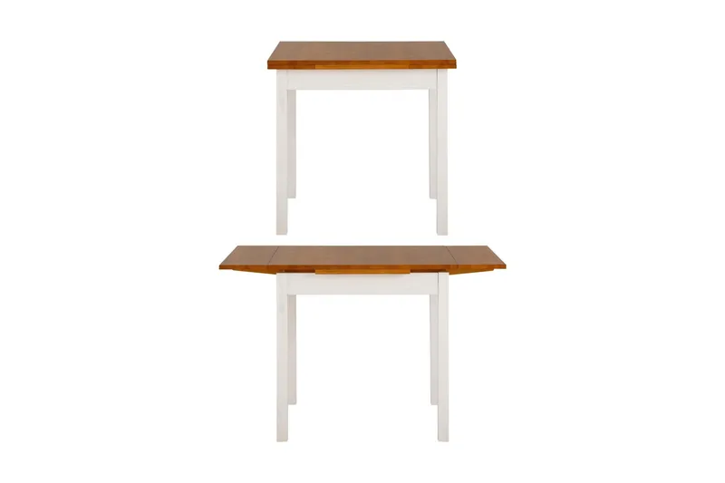 Scapa Förlängningsbart Matbord 80-120 cm - Vit/Brun - Möbler - Matplats - Matbord & köksbord