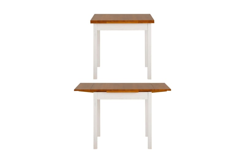 Scapa Förlängningsbart Matbord 80-120 cm - Vit/Brun - Möbler - Matplats - Matbord & köksbord