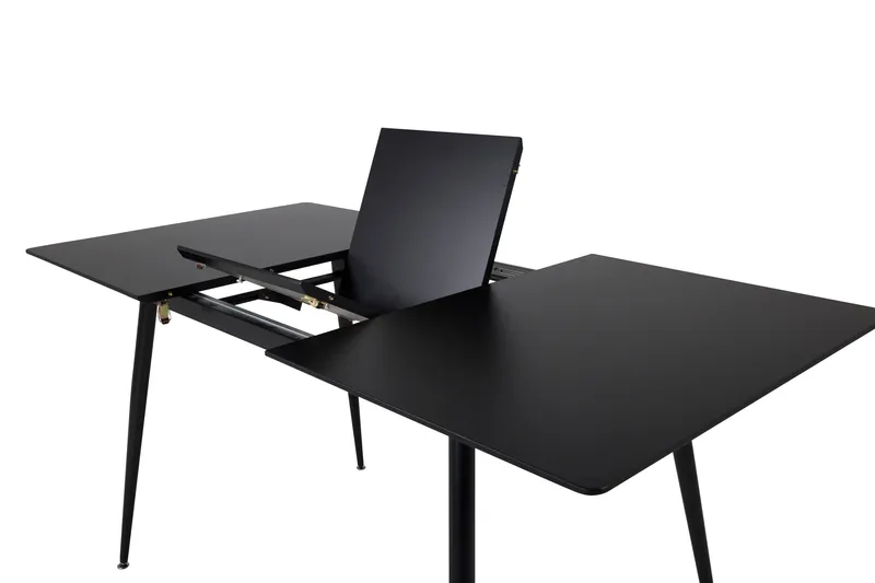 Silar Matbord 120 cm Förlängningsbart - Svart - Möbler - Matplats - Matbord & köksbord