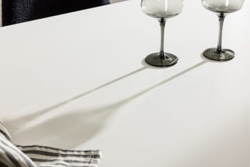 Silar Rektangulärt Matbord 180 cm med Metallutseende - Vit - Möbler - Matplats - Matbord & köksbord