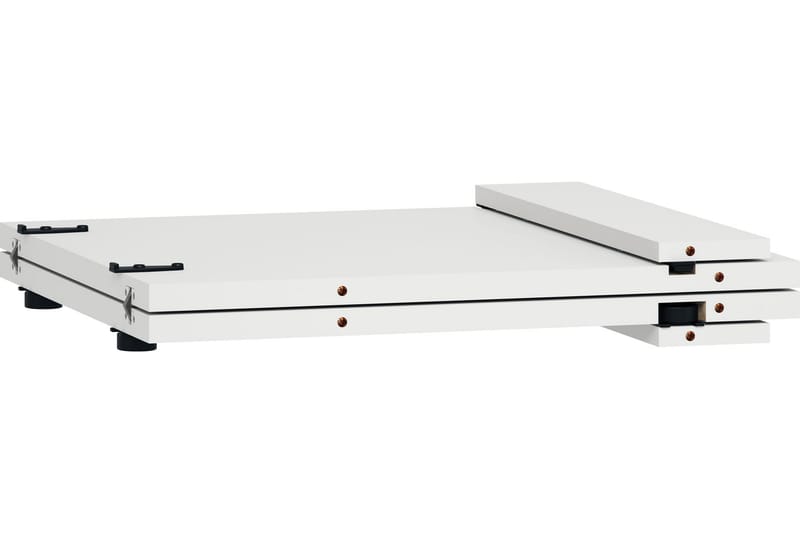 SIMPLE Hopfällbart Matbord Vit - Vit - Matbord & köksbord - Bord
