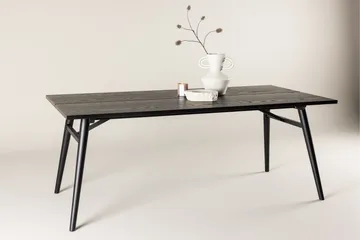 Sleek Matbord 195 cm Förlängningsbart - Svart - Möbler - Matplats - Matbord & köksbord