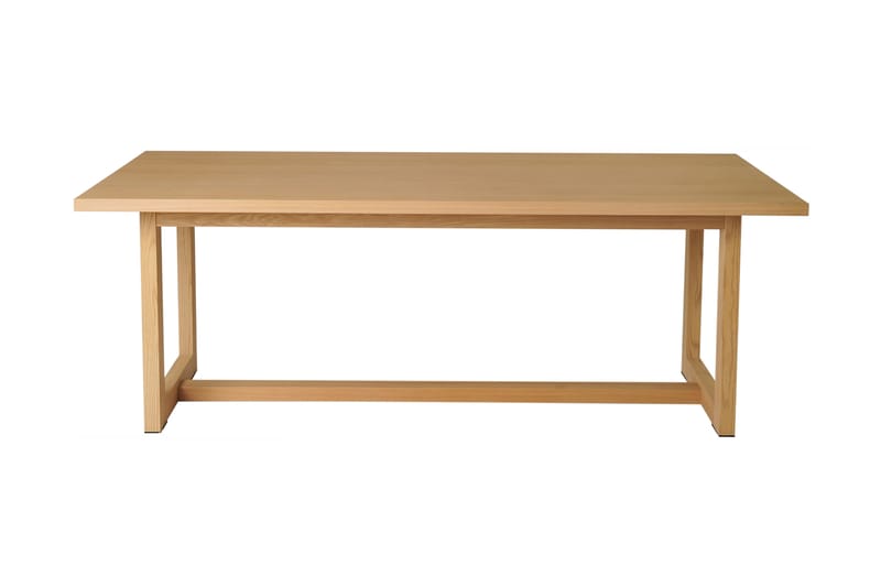 STEGEN Förlängningsbart Matbord 210 cm Vitpigmenterad - Bord - Matbord & köksbord
