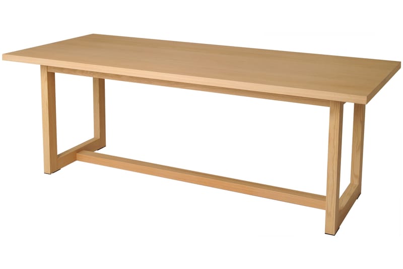 STEGEN Förlängningsbart Matbord 210 cm Vitpigmenterad - Bord - Matbord & köksbord