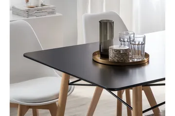 Stracke Matbord 140x80 cm - Svart - Möbler - Matplats - Matbord & köksbord