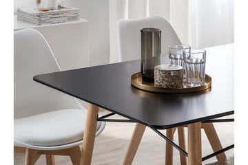 Stracke Rektangulärt Matbord 140 cm i Trä - Svart - Möbler - Matplats - Matbord & köksbord