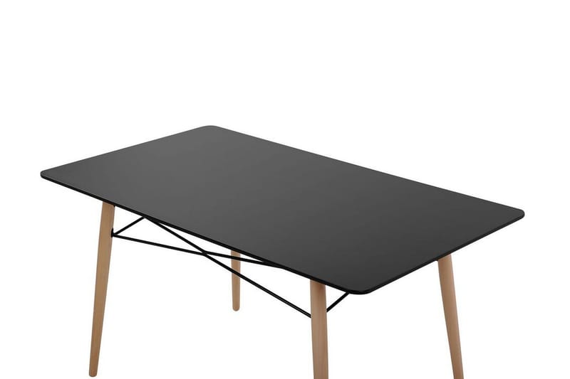 Stracke Rektangulärt Matbord 140 cm i Trä - Svart - Möbler - Matplats - Matbord & köksbord