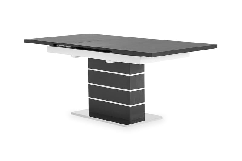 SUNNE Förlängningsbart Matbord 140 Svart/Vit - Bord - Matbord & köksbord