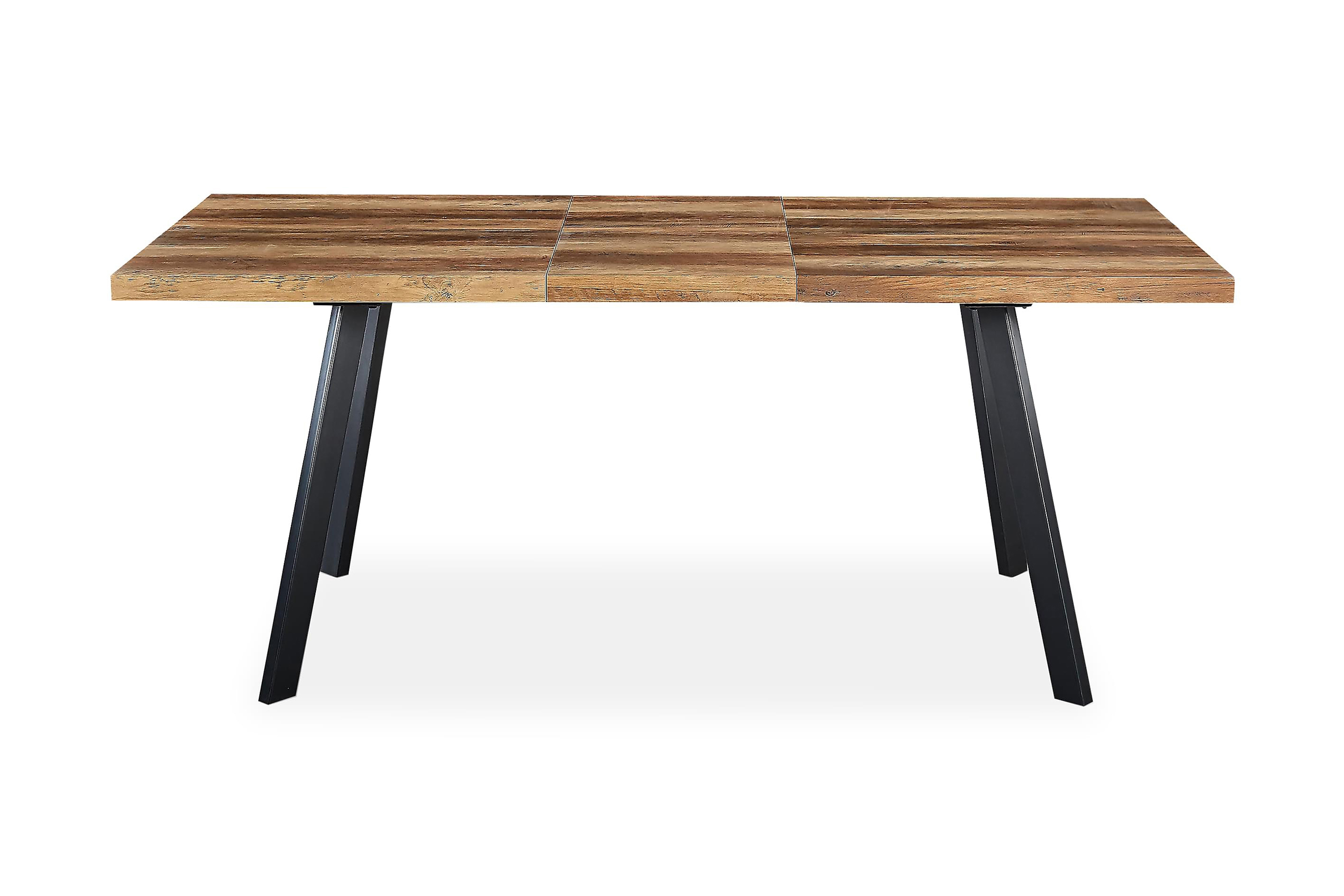 sweetpo förlängningsbart matbord brun -