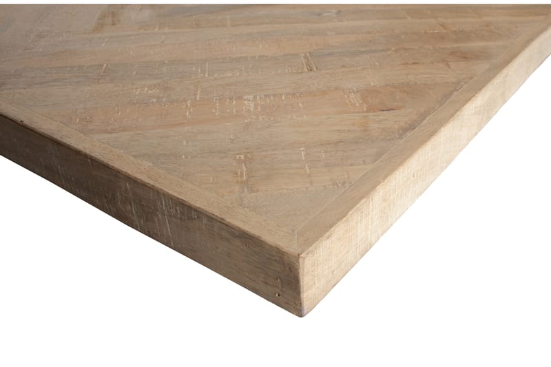 TABEA Matbord X-Formade Ben 200 cm Spetskypert/Natur/Svart - Möbler - Matplats - Matbord & köksbord