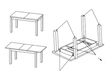 Tabell Förlängningsbart matbord 170 cm - Trä/Natur - Möbler - Matplats - Matbord & köksbord