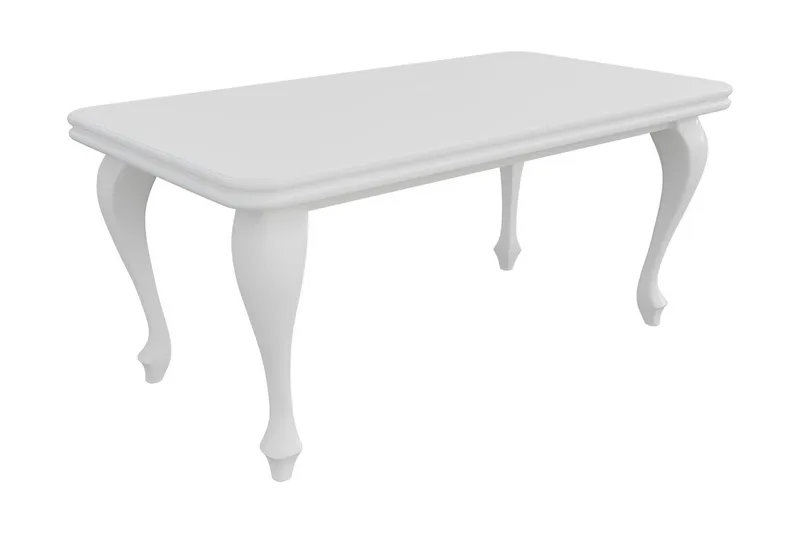 Tabell Utdragbart Rektangulärt Matbord 170x90 cm, Vit