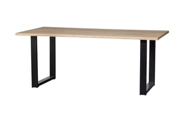 Tablo Matbord U-Formade Ben 180 cm - Ek/Svart - Möbler - Matplats - Matbord & köksbord