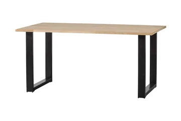 Tablo Matbord U-Formade Ben 180 cm Obehandlat - Ek/Svart - Möbler - Matplats - Matbord & köksbord