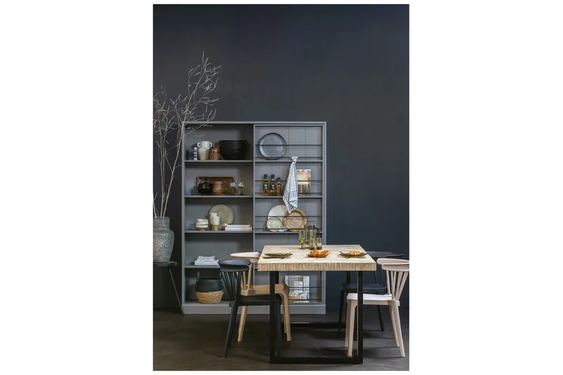 Tablo Matbord U-Formade Ben 200 cm - Spetskypert/Natur/Svart - Möbler - Matplats - Matbord & köksbord