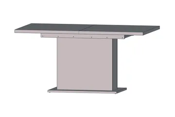 Talebi Matbord 90 cm - Brun/Vit - Möbler - Matplats - Matbord & köksbord