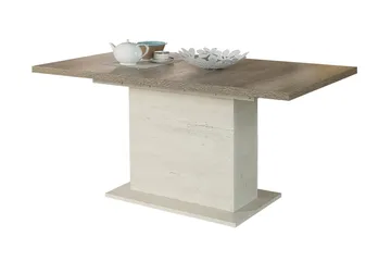Talebi Matbord 90 cm - Brun/Vit - Möbler - Matplats - Matbord & köksbord