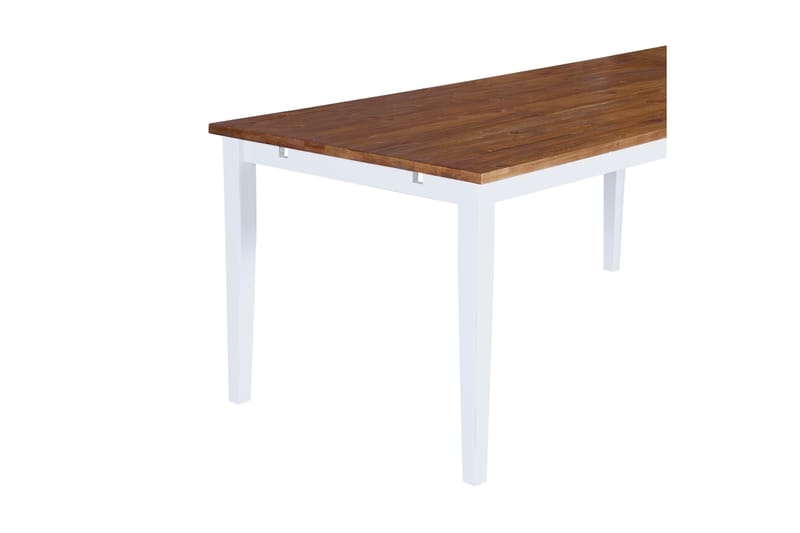 TINDHOLMY Förlängningsbart Matbord 90 cm Natur/Vit - Bord - Matbord & köksbord