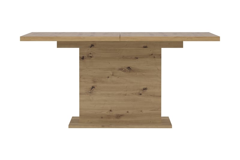 TIZOL Matbord Förlängningsbart 160 cm Brun - Bord - Matbord & köksbord