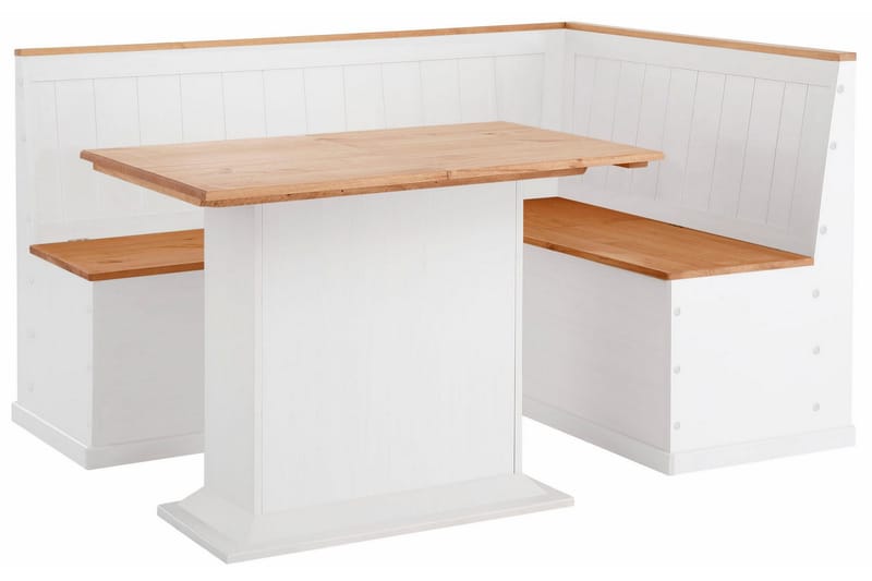 TRICE Matbord 105 Vit/Brun - Möbler - Matplats - Matbord & köksbord