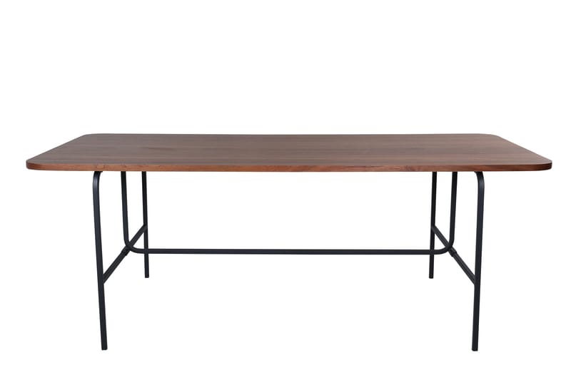 UNAI Matbord 200 cm Valnötsbrun/Svart - Bord - Matbord & köksbord