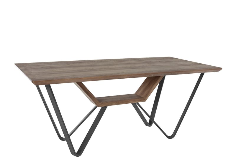 UNION Matbord 180 cm Natur/Svart - Möbler - Matplats - Matbord & köksbord