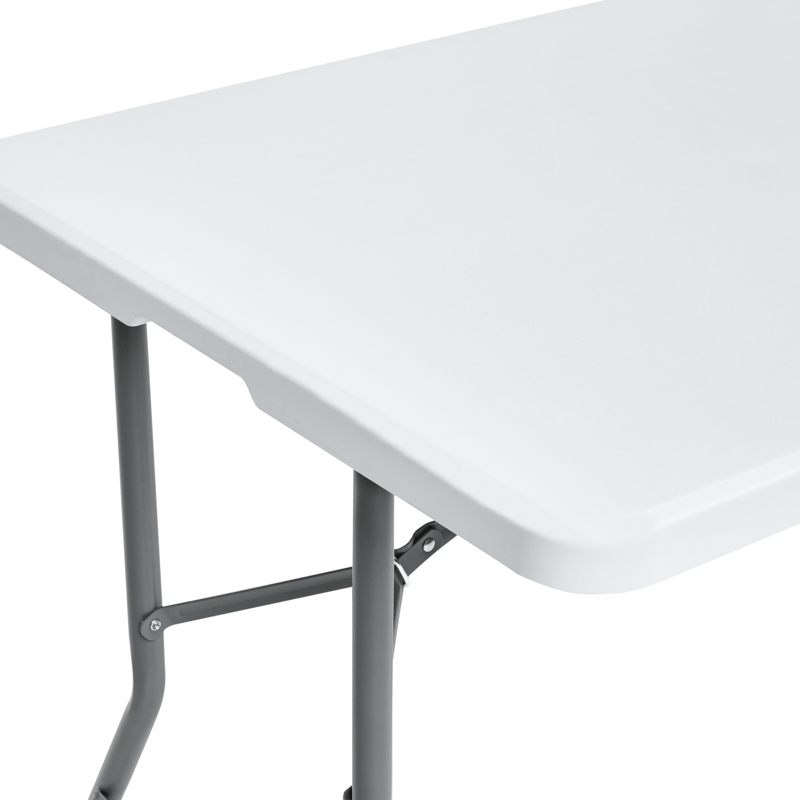 Matbord utomhus För 6 Personer Cugnoli 180 cm 74 cm - Vit/Silver - Utemöbler - Trädgårdsbord & Utebord - Matbord ute